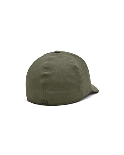 Under Armour Men's Iso-Chill ArmourVent Stretch Fit Hat, (390) Marine OD Green / / Black, Large/X-Large