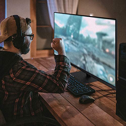 SAMSUNG 32-inch 4K UHD Smart Monitor with Adaptive Picture, Ultrawide Game View, Built-In Speakers, Remote, HDMI, USB-C, 2021 Model LS32AM702UNXZA, Black