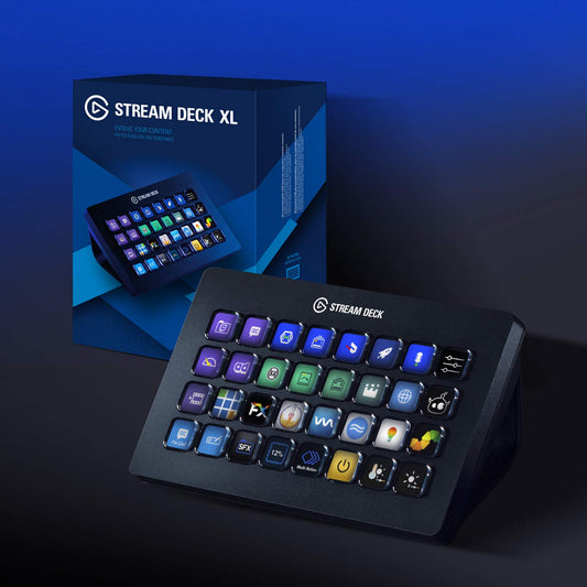 Elgato Stream Deck XL – Advanced Studio Controller, 32 macro keys, trigger actions in apps and software like OBS, Twitch, YouTube and more, works with Mac and PC