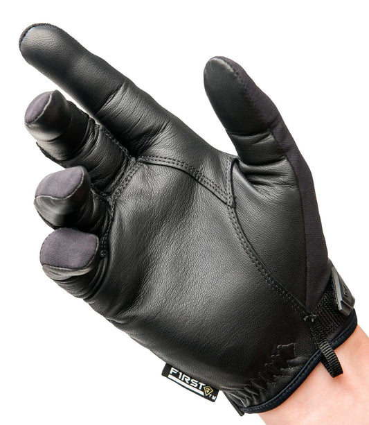 First Tactical Hard Knuckle Gloves, Black, Medium
