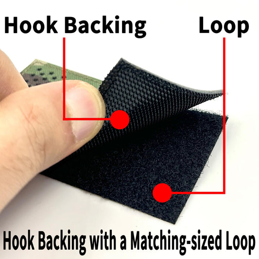 Customizable IR Infrared Reflective Tactical Military Name Patch, American Flag Patch with Your Text, Hook Loop Fastener, Military and Tactical Accessory for Helmets Vests Backpacks Uniforms