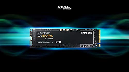 SAMSUNG 970 EVO Plus SSD 1TB NVMe M.2 Internal Solid State Drive w/ V-NAND Technology, Storage and Memory Expansion for Gaming, Graphics w/ Heat Control, Max Speed, MZ-V7S1T0B/AM