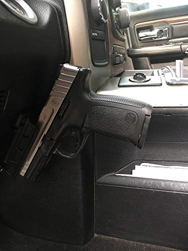 VULCAN Quickdraw Gun Magnet Mount Holster for Vehicle and Home - Magnetic Handgun Mount, Designed for Self Defense, Gun Holder Accessories for Handgun, Pistol, Truck, Car, Wall, Safe.