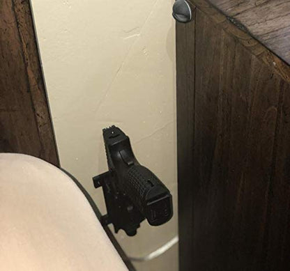 VULCAN Quickdraw Gun Magnet Mount Holster for Vehicle and Home - Magnetic Handgun Mount, Designed for Self Defense, Gun Holder Accessories for Handgun, Pistol, Truck, Car, Wall, Safe.