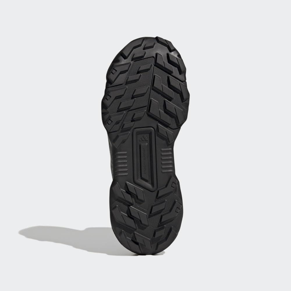 adidas Men's Unity Leather Mid RAIN.RDY Walking Shoe, Black/Grey/Grey, 9.5