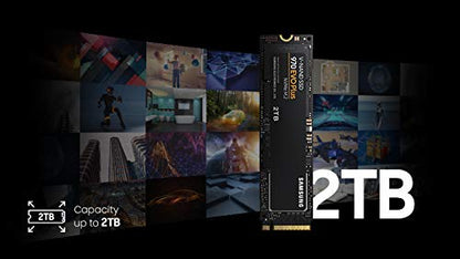 SAMSUNG 970 EVO Plus SSD 1TB NVMe M.2 Internal Solid State Drive w/ V-NAND Technology, Storage and Memory Expansion for Gaming, Graphics w/ Heat Control, Max Speed, MZ-V7S1T0B/AM