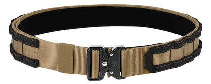 KRYDEX Quick Release Rigger MOLLE Belt 1.75 Inch Inner & Outer Tactical Heavy Duty Belt (CBBK, Medium)