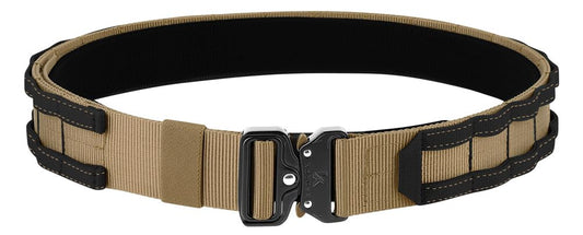 KRYDEX Quick Release Rigger MOLLE Belt 1.75 Inch Inner & Outer Tactical Heavy Duty Belt (CBBK, Medium)