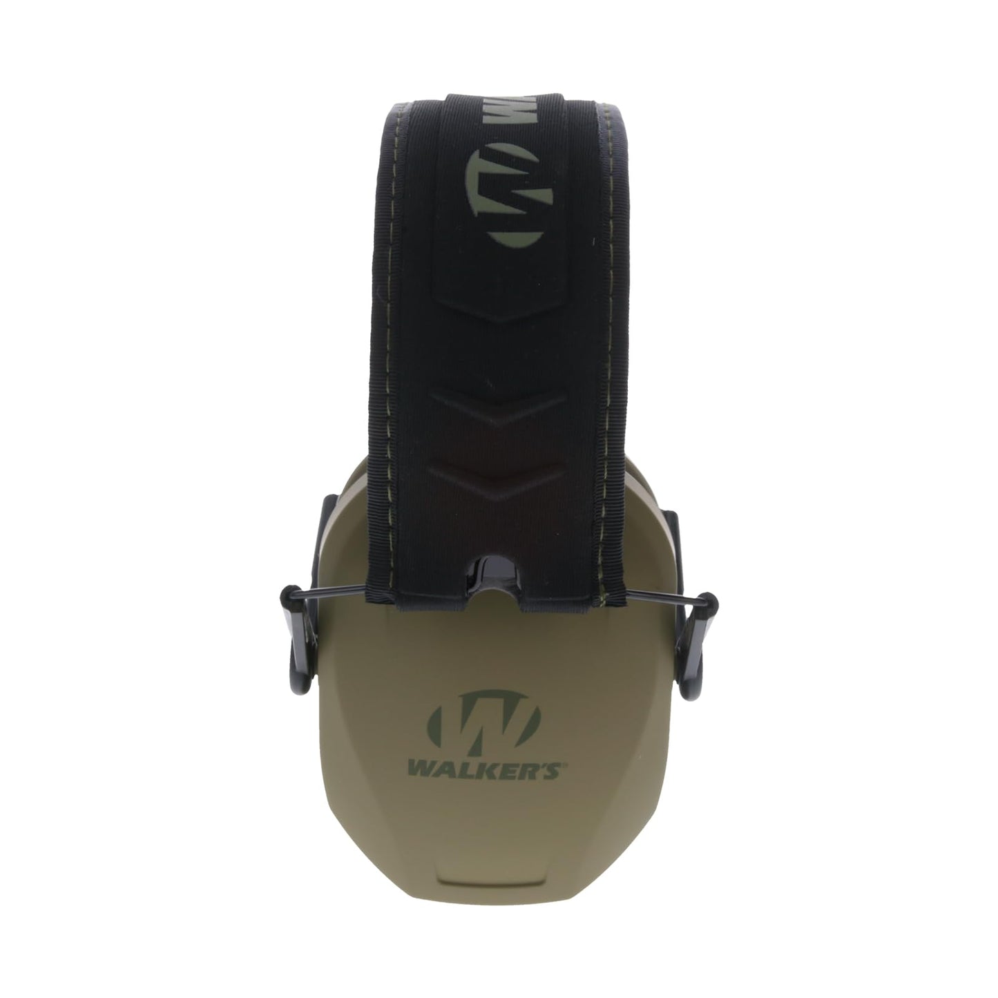 Walker's Razor Slim Passive Earmuff - Ultra Low-Profile Earcups - Olive Dark Green, One Size