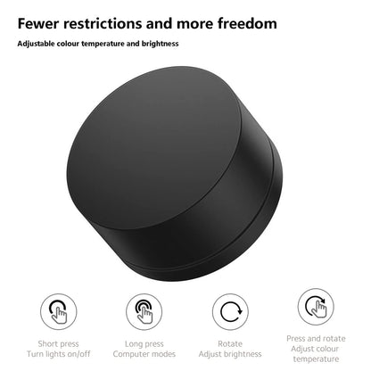 Xiaomi Mi Computer Monitor Light Bar - Easy Installation, Extra Computer Lighting w/o Taking Desktop Space, w/Wireless Remote Control Adjusting Lights Easily