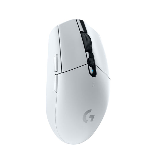 Logitech G305 LIGHTSPEED Wireless Gaming Mouse, Hero 12K Sensor, 12,000 DPI, Lightweight, 6 Programmable Buttons, 250h Battery Life, On-Board Memory, PC/Mac - White
