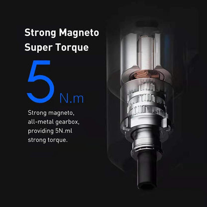 Xiaomi Mi Cordless Screwdriver 3.6V, 2000mAh Rechargable Battery. Patented One-piece body with USB-C charging port. High 5-N.m Torque Cordless Portable Screwdriver with 12 pieces of S2 Steel Bits