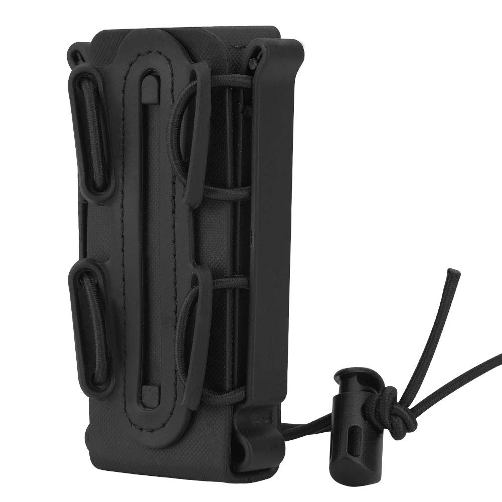 Dekoo 3PCS Mag Pouch 9mm Magazine Pouch Molle Tactical Airsoft Mag Carrier Hunting Equipment Holder (Black)
