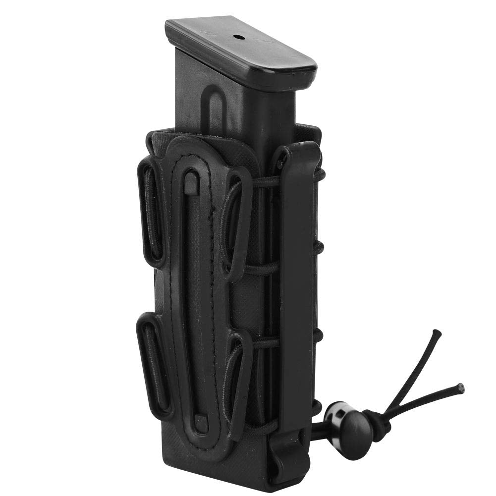 Dekoo 3PCS Mag Pouch 9mm Magazine Pouch Molle Tactical Airsoft Mag Carrier Hunting Equipment Holder (Black)