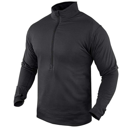 Condor Base II Zip Pullover (Black, Large)