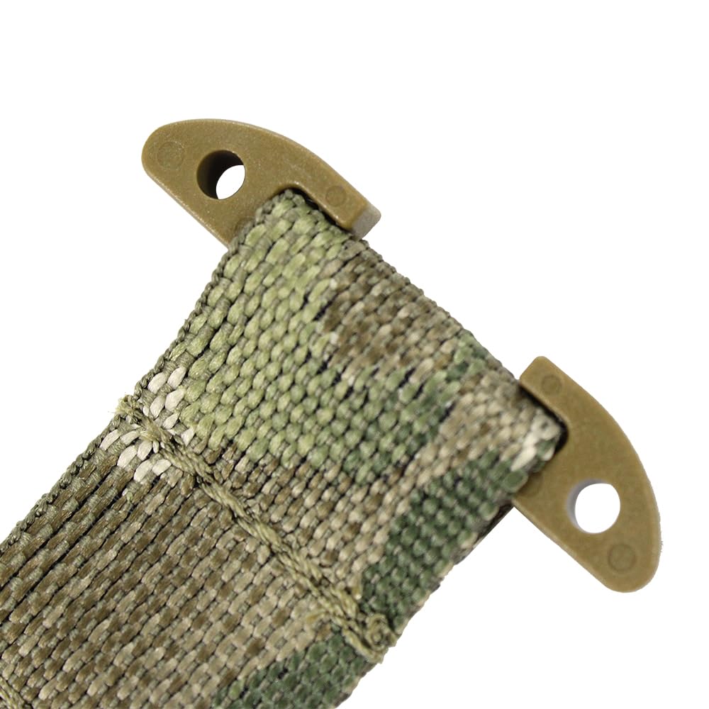 Tactical MOLLE Clip T-Mount Clash Hook, Gloves Clip for Duty Belt, Hanging Carabiner Metal MOLLE Key Holder