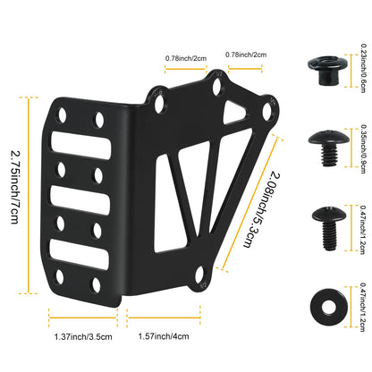 Tactical Holster Adapter, Booiu Tourniquet Holder Mount QLS Police Gear Accessories for Magazine, Tourniquet, Function Box Support Negative Cant Plate Mount Equipment
