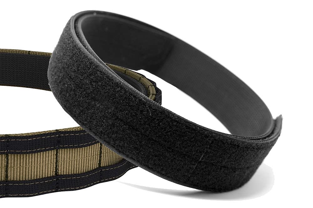 KRYDEX Quick Release Rigger MOLLE Belt 1.75 Inch Inner & Outer Tactical Heavy Duty Belt (CBBK, Medium)