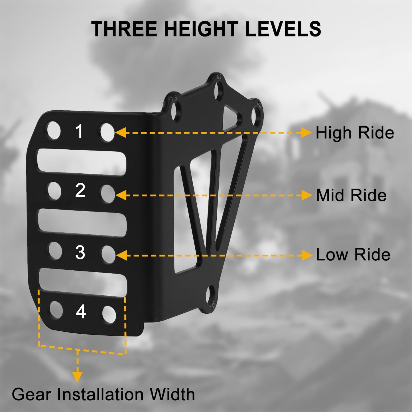 Tactical Holster Adapter, Booiu Tourniquet Holder Mount QLS Police Gear Accessories for Magazine, Tourniquet, Function Box Support Negative Cant Plate Mount Equipment