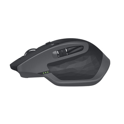 Logitech MX Master 2S Wireless Mouse - Hyper-Fast Scrolling, Ergonomic, Rechargeable, Control 3 Computers, Graphite