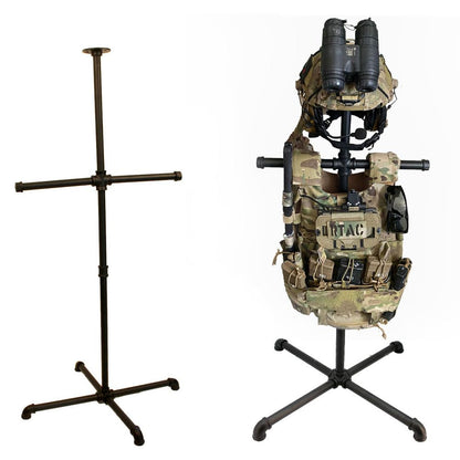WANLIAN body armor stand - Tactical Vest Hanger for Police and Duty Gear Rack - Securely Store and Display Your Tactical Vest