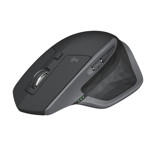 Logitech MX Master 2S Wireless Mouse - Hyper-Fast Scrolling, Ergonomic, Rechargeable, Control 3 Computers, Graphite