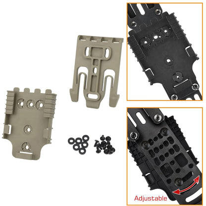 Tactical Drop Leg Holster Adapter (Nylon), Universal Belt Loop Platform, Qucik Release Buckle Kit,Quick Pull Drop Holster Set