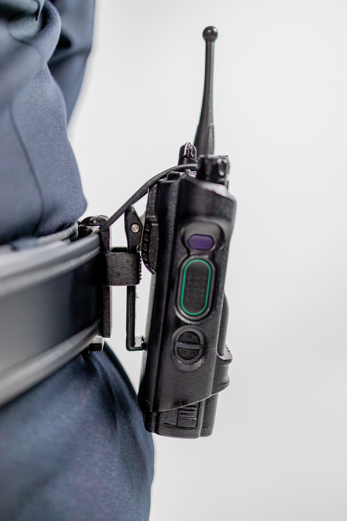 Tactical Radio Klip | Law Enforcement and First Responder Tools | Universal Design fits Motorola, Kenwood, Midland Radios and More