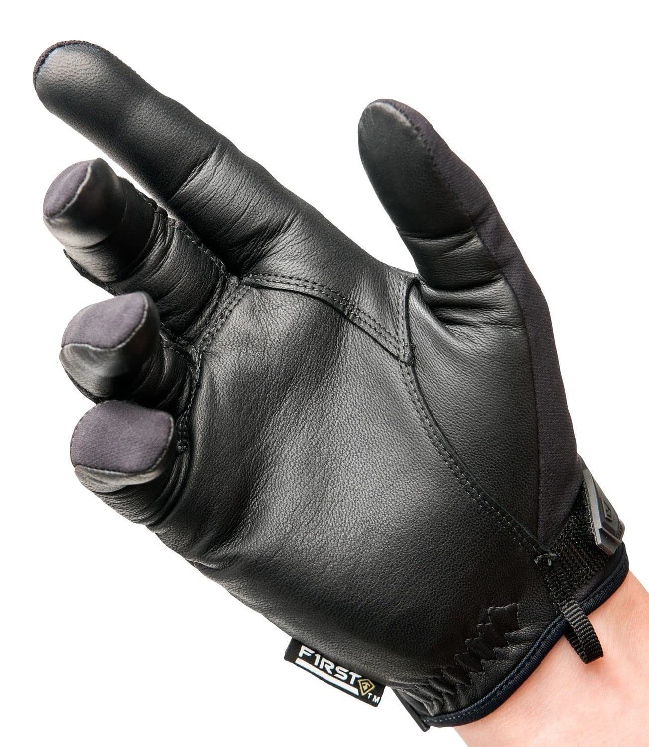 First Tactical Hard Knuckle Gloves, Black, Medium