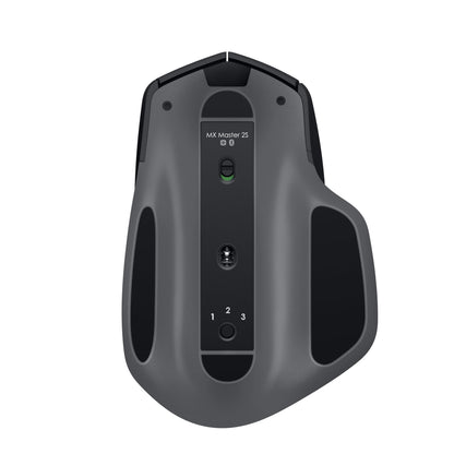 Logitech MX Master 2S Wireless Mouse - Hyper-Fast Scrolling, Ergonomic, Rechargeable, Control 3 Computers, Graphite