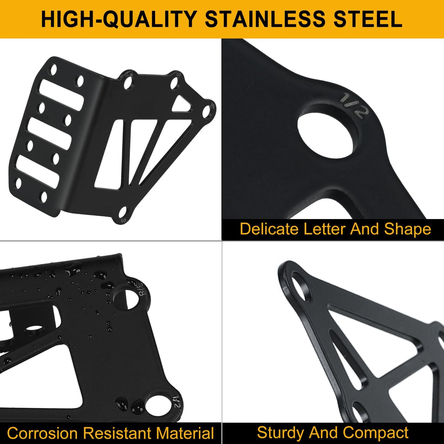 Tactical Holster Adapter, Booiu Tourniquet Holder Mount QLS Police Gear Accessories for Magazine, Tourniquet, Function Box Support Negative Cant Plate Mount Equipment