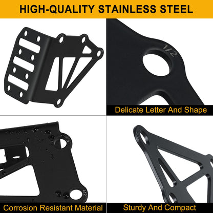 Tactical Holster Adapter, Booiu Tourniquet Holder Mount QLS Police Gear Accessories for Magazine, Tourniquet, Function Box Support Negative Cant Plate Mount Equipment