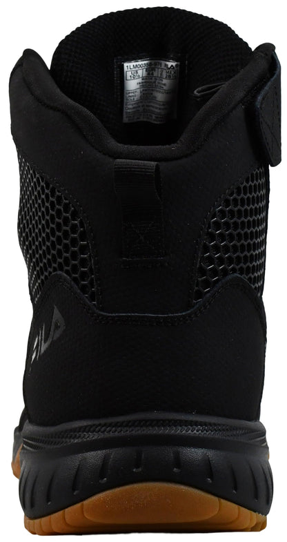 Fila Men's Chastizer Shoes, Black/Black/Gum - 8.5