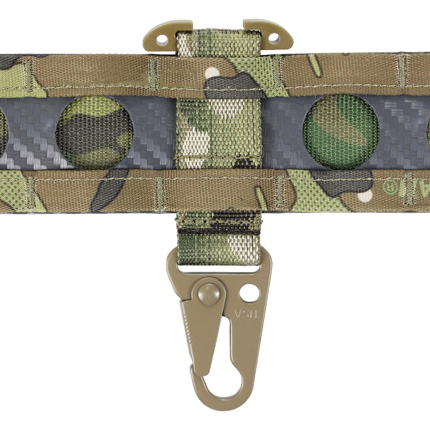 Tactical MOLLE Clip T-Mount Clash Hook, Gloves Clip for Duty Belt, Hanging Carabiner Metal MOLLE Key Holder