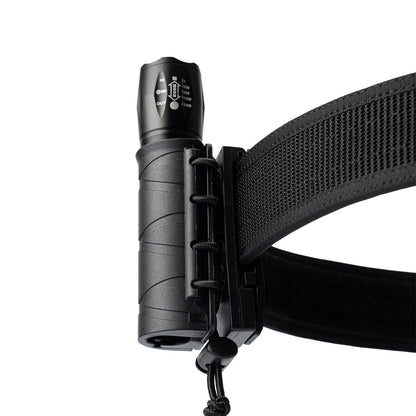 TACNEX Flashlight Holder for Duty Belt Tactical MOLLE Torch Holster Rotatable Light Carry Case Pouch fit 1"-1.2" Diameter Flashlight for Police LEO Security Military