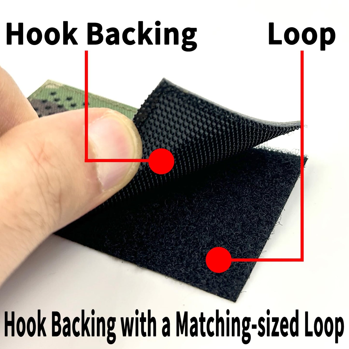 Customizable IR Infrared Reflective Tactical Military Name Patch, American Flag Patch with Your Text, Hook Loop Fastener, Military and Tactical Accessory for Helmets Vests Backpacks Uniforms