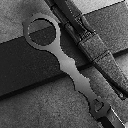 NICDUFHY Pocket Small Fixed Blade Knife with Kydex Sheath, EDC Utility Knife Cool Gadgets for Men, Outdoor Camping Fixed Blade Knives for Hiking Hunting Survival