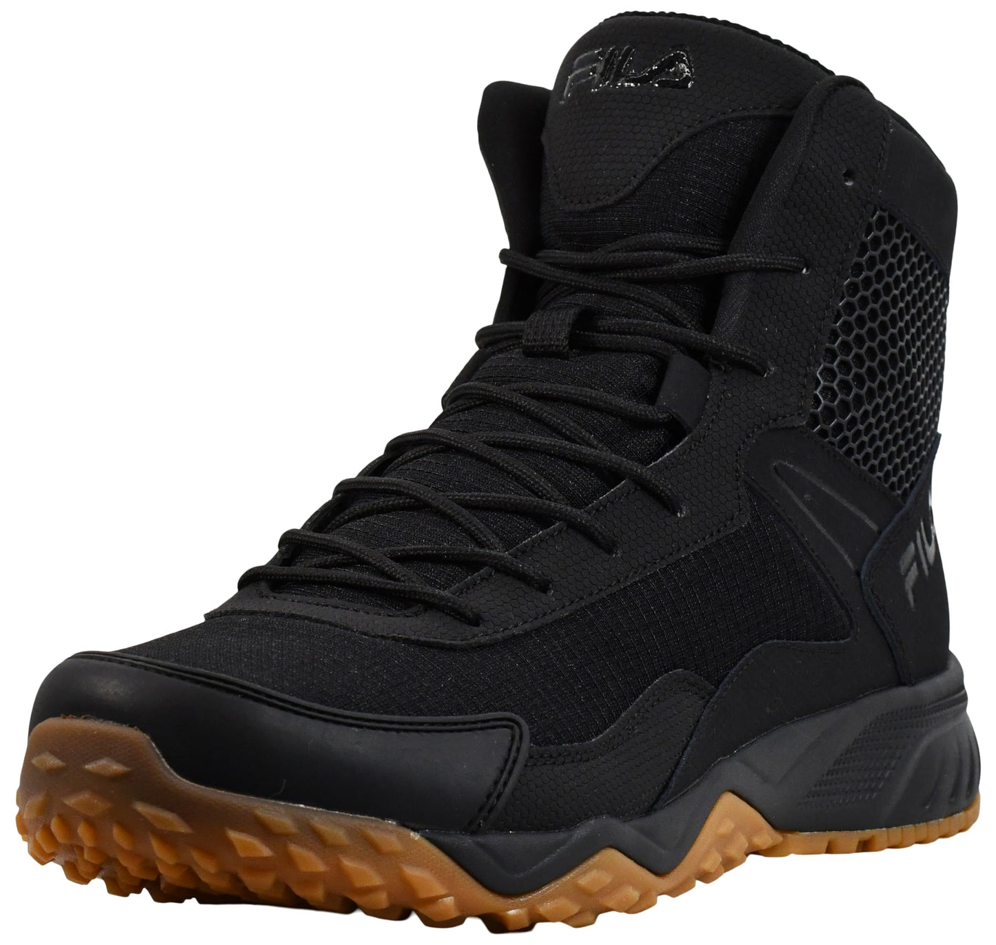 Fila Men's Chastizer Shoes, Black/Black/Gum - 8.5