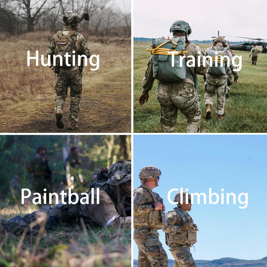 MAGCOMSEN Men's Tactical Camo Military Shirt for Combat, Hiking, Work & Fishing