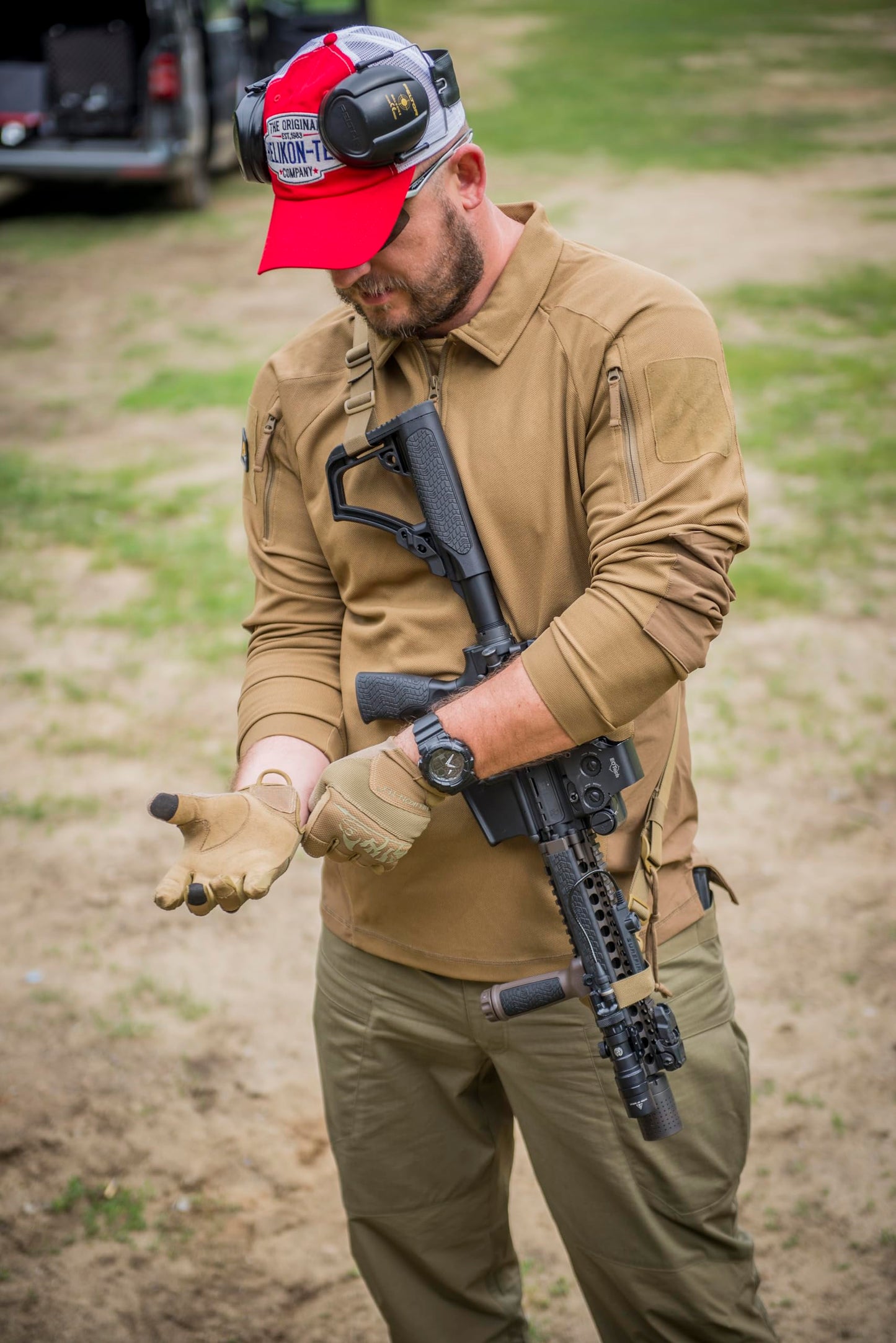 Helikon-Tex Polo Range - TopCool - Adaptive Green - Large