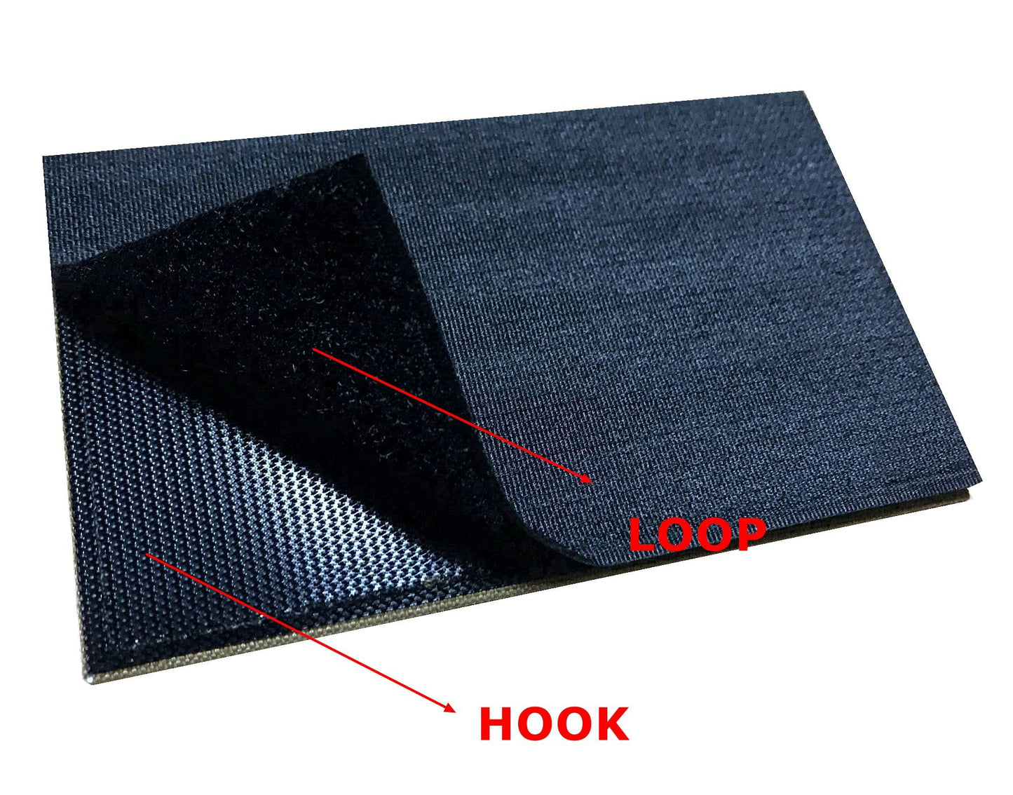 2 Pack Reflective Security Patch US Flag with Hook Back for Service Harness Tactical Vest Collar Hook-Fastener Backing (Black-White)